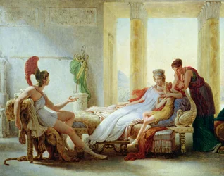Énée racontant à Didon la catastrophe de Troie, 1815